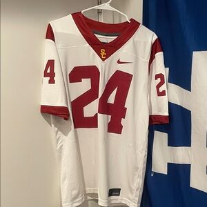 BRAND NEW Nike USC #24 White and Red Men's Jersey with tags